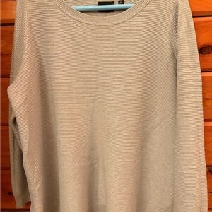 Cyrus Grey Ribbed Knit Sweater